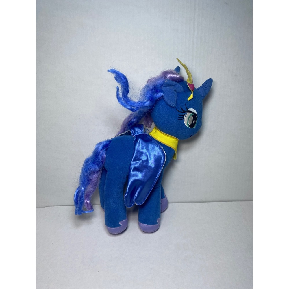 My Little Pony Princess Luna Plush 14 Inch Blue Alicorn Stuffed Animal Toy